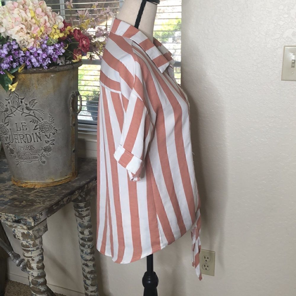 Roolee Light Rust and Ivory Normcore Top - Picture 3 of 12